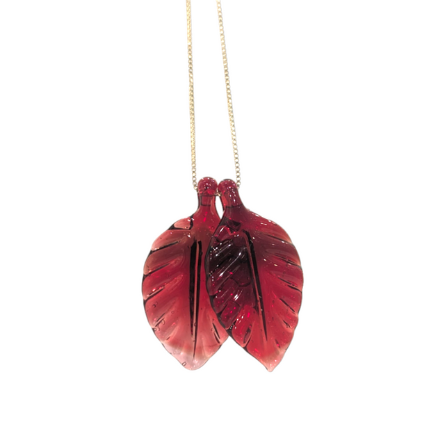Double Leaf Necklace