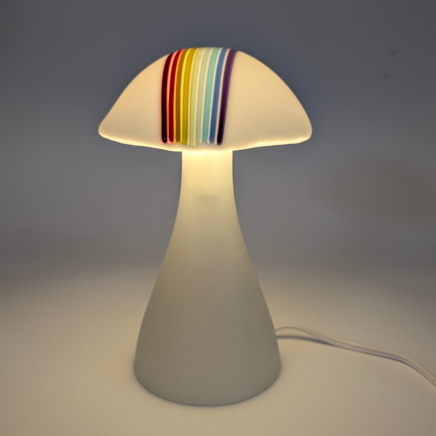 Rainbow Mushroom Lamp