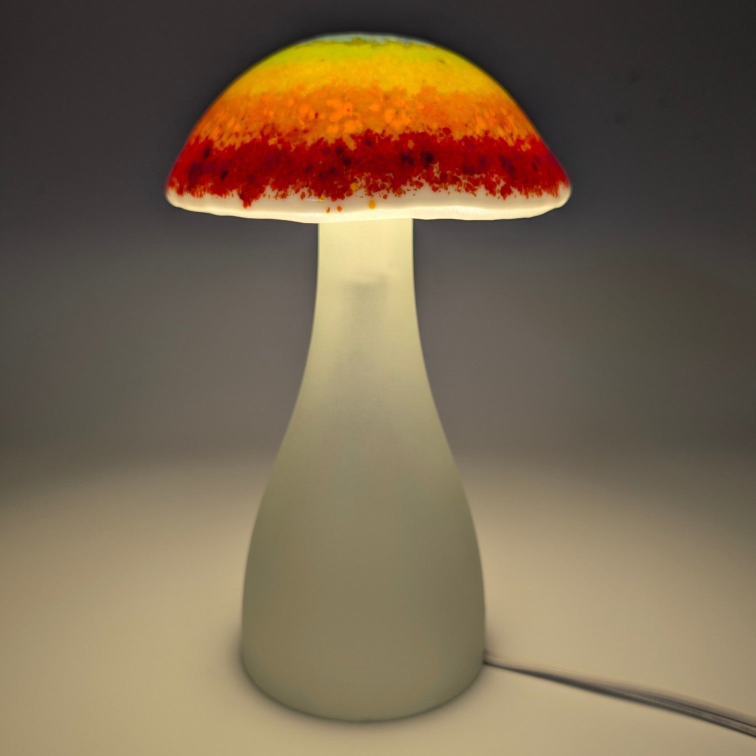 Rainbow Mushroom Lamp