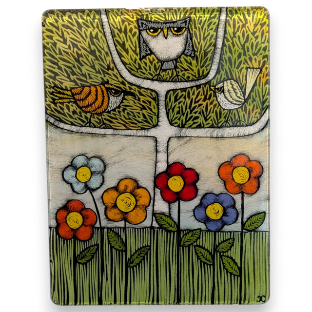 Silly Dog Hanging Tile 6x8"