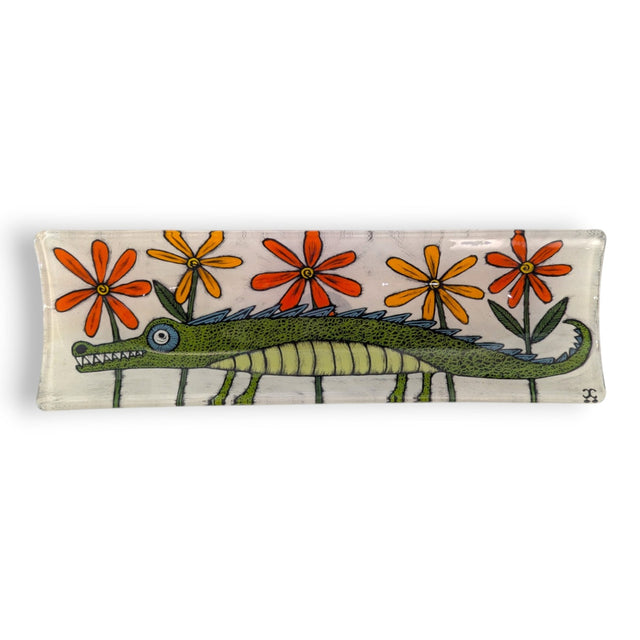 Silly Dog 4x12 Handpainted Tray