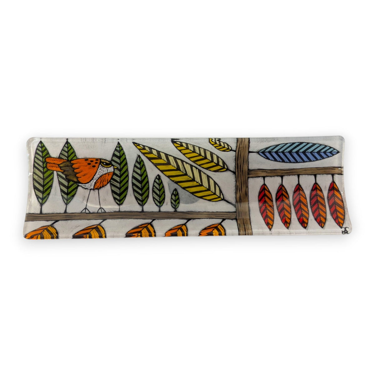 Silly Dog 4x12 Handpainted Tray