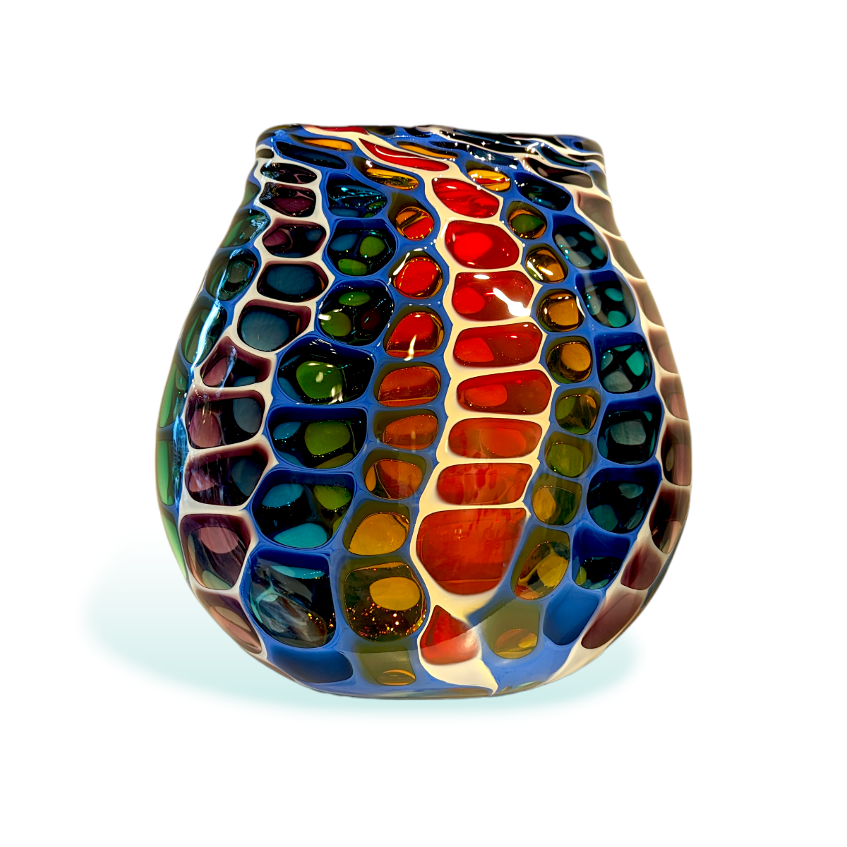 Red Shift Spectrum Vase Large
