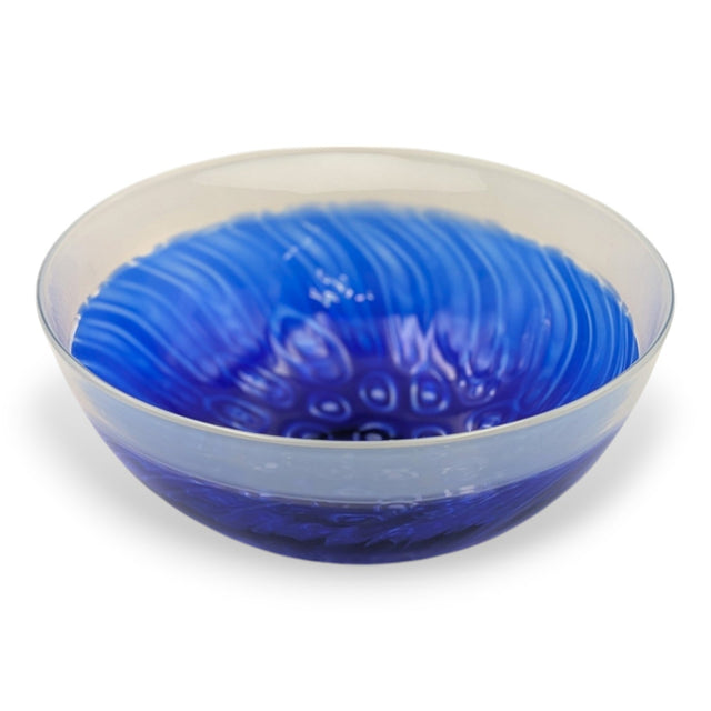 Cobalt Murrine Ripple Bowl