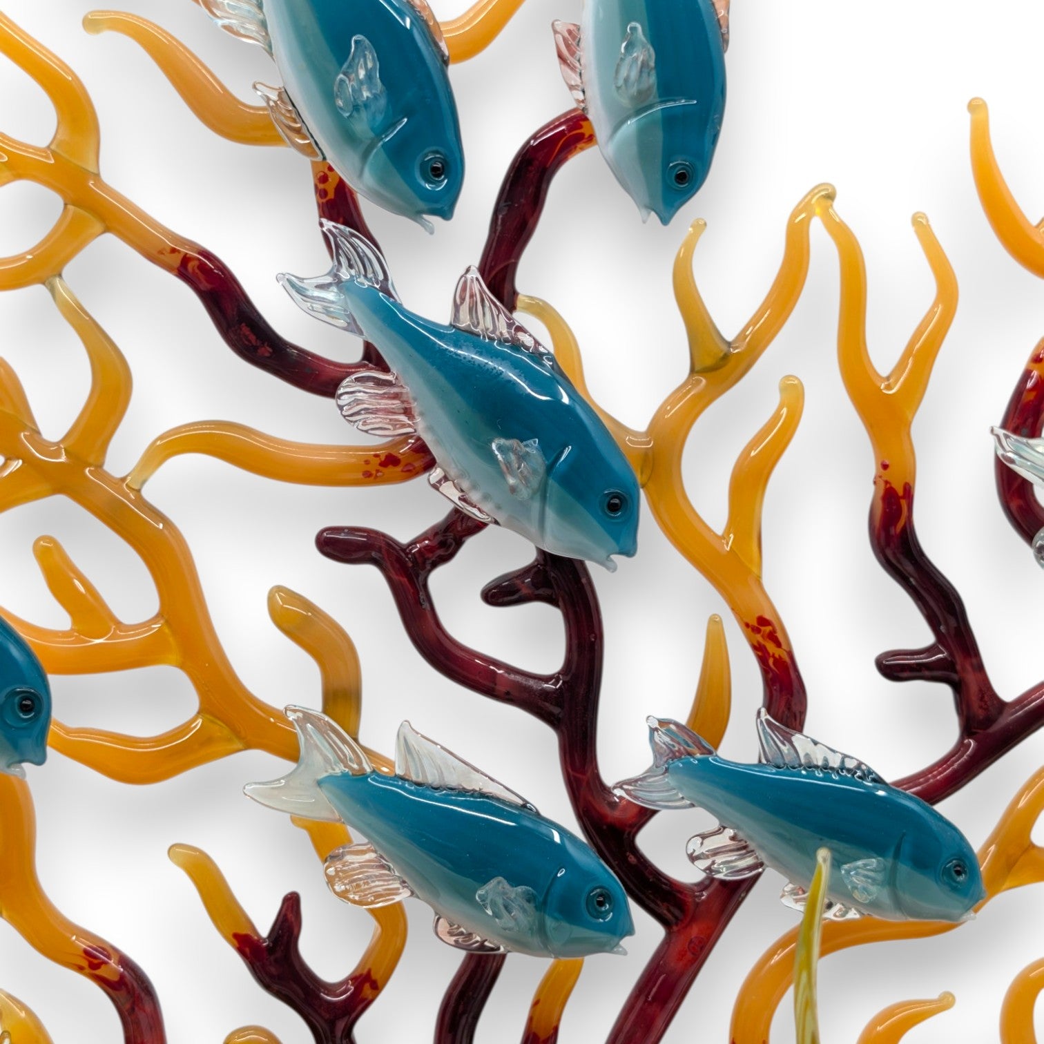 Marine Sculpture - Fan Coral with Kelp