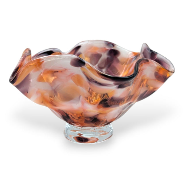 Small Multicolor Fluted Bowl