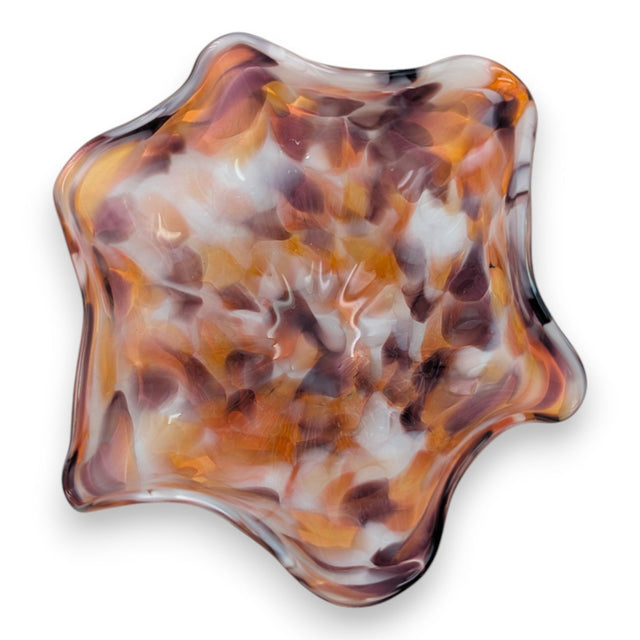 Small Multicolor Fluted Bowl