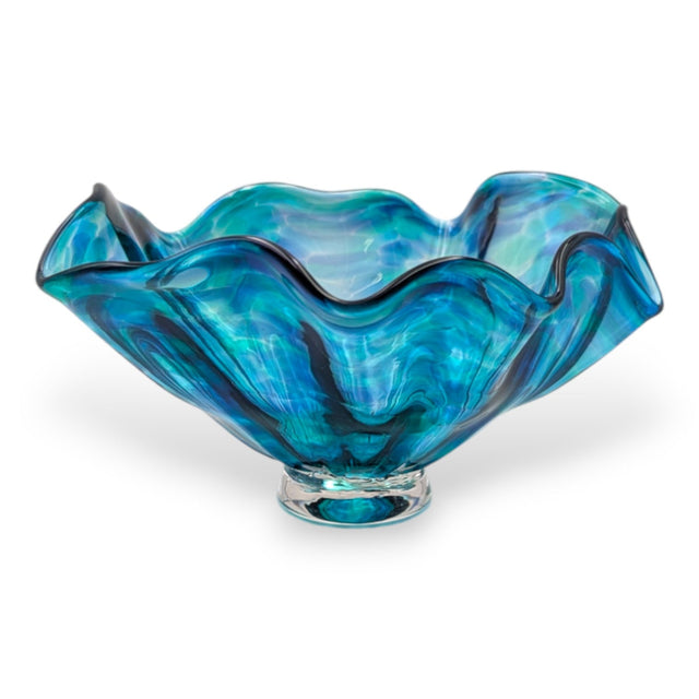 Small Multicolor Fluted Bowl