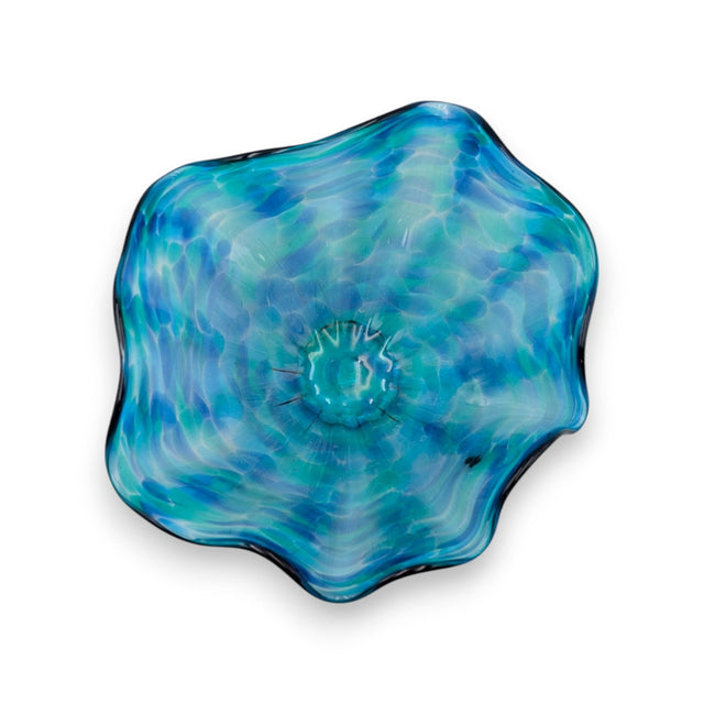 Small Multicolor Fluted Bowl