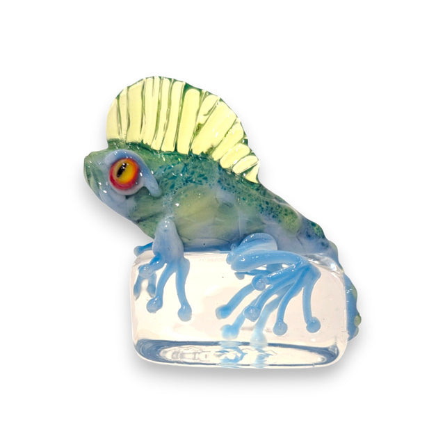 Iguana on Ice Sculpture