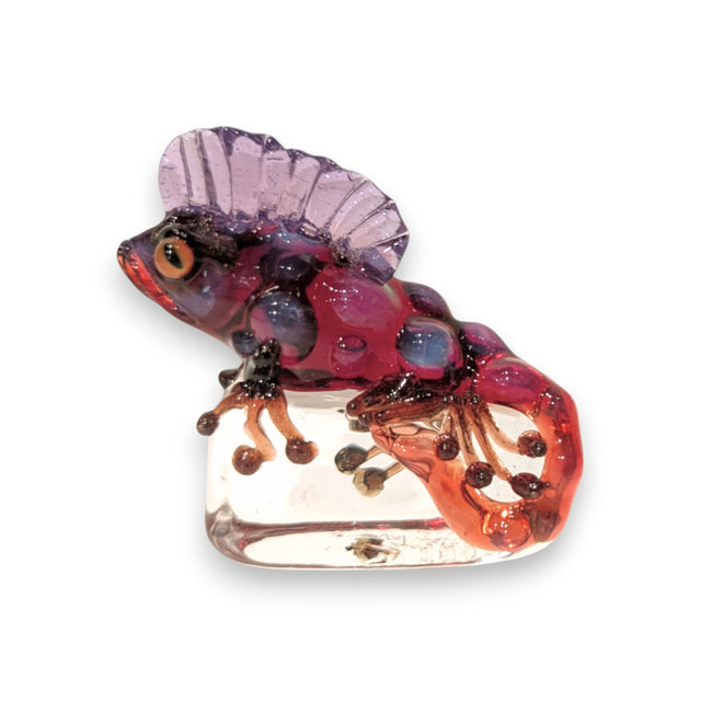 Iguana on Ice Sculpture