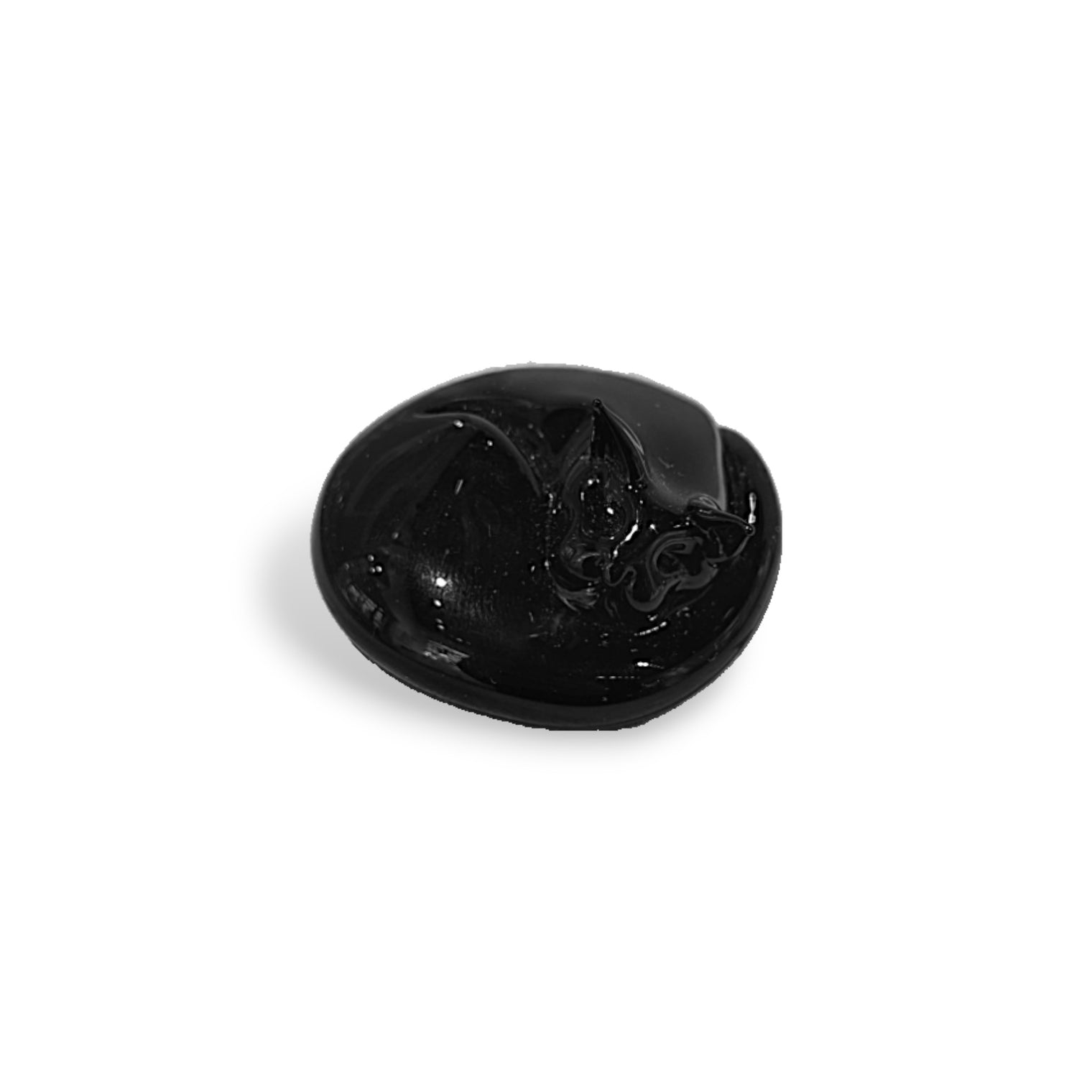 Curled Cat Sculpture