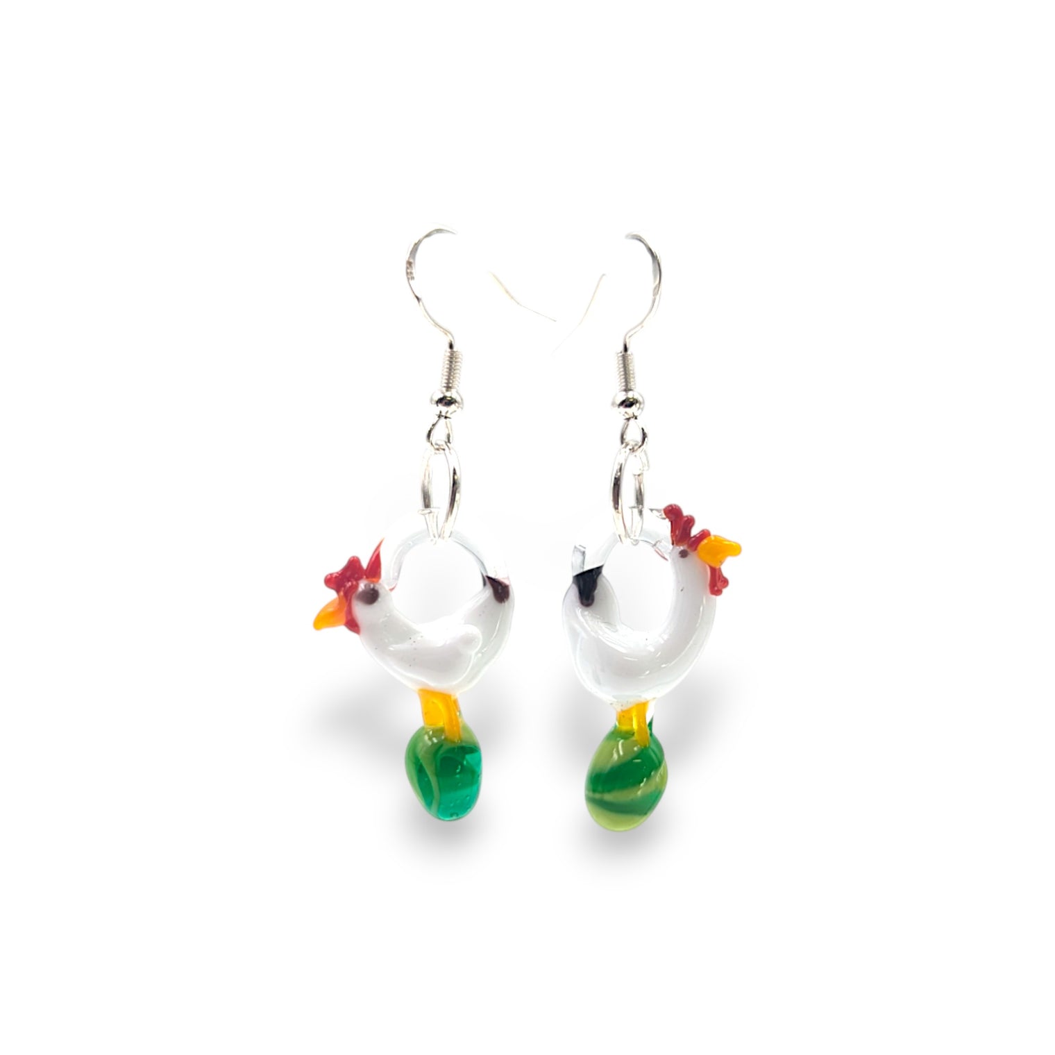 Chicken Earrings