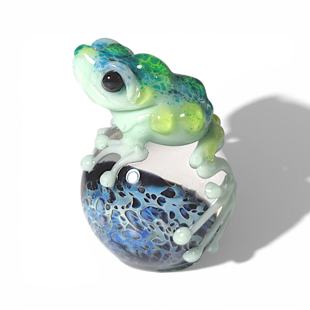 Frog on Vortex Marble sm