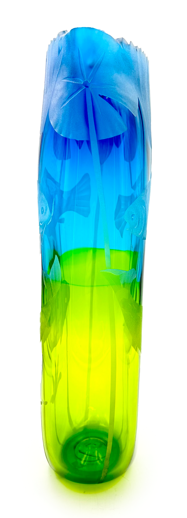 Koi & Lily Flat Cylinder