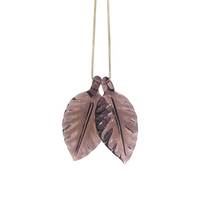 Double Leaf Necklace