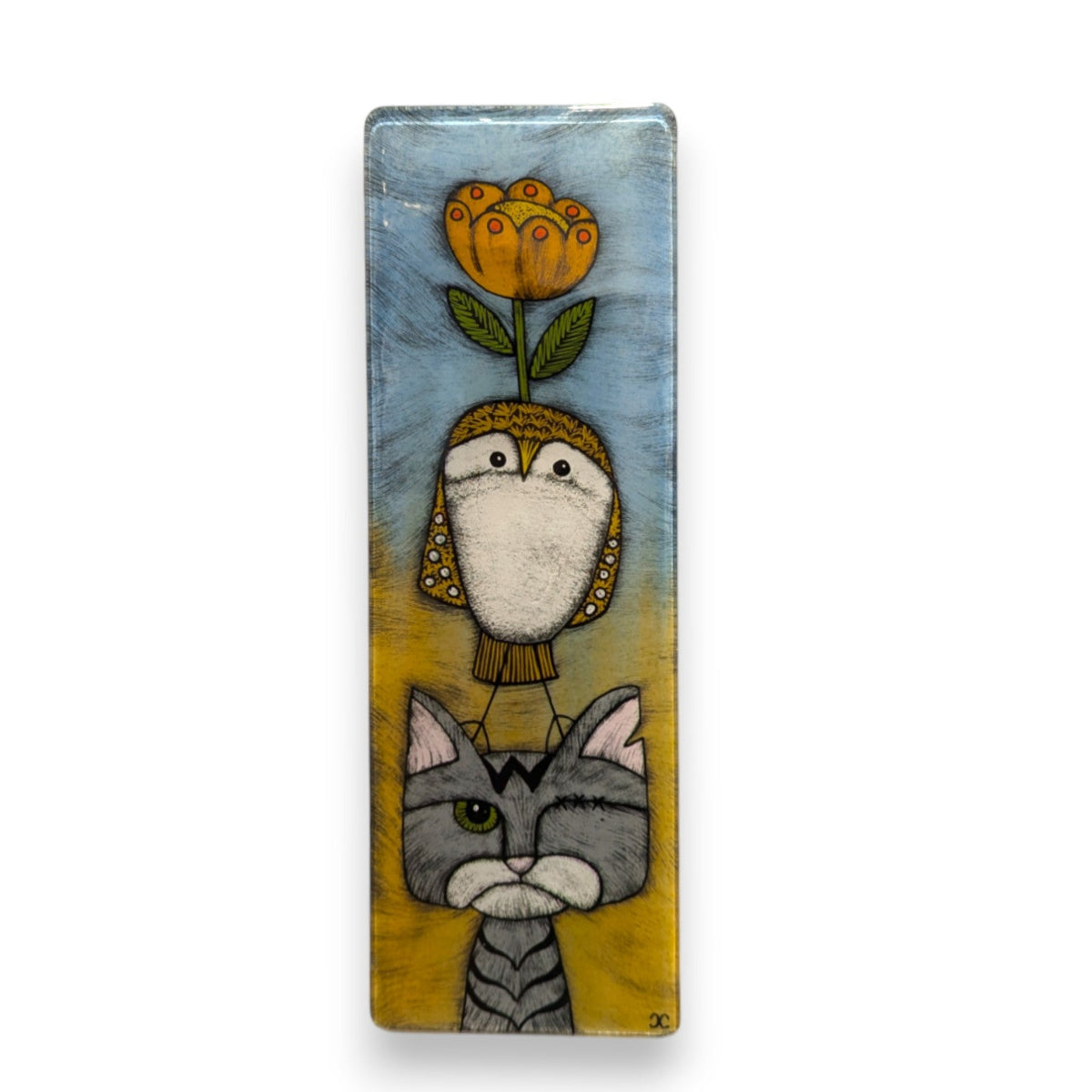 Owl & Cat Hanging Tile