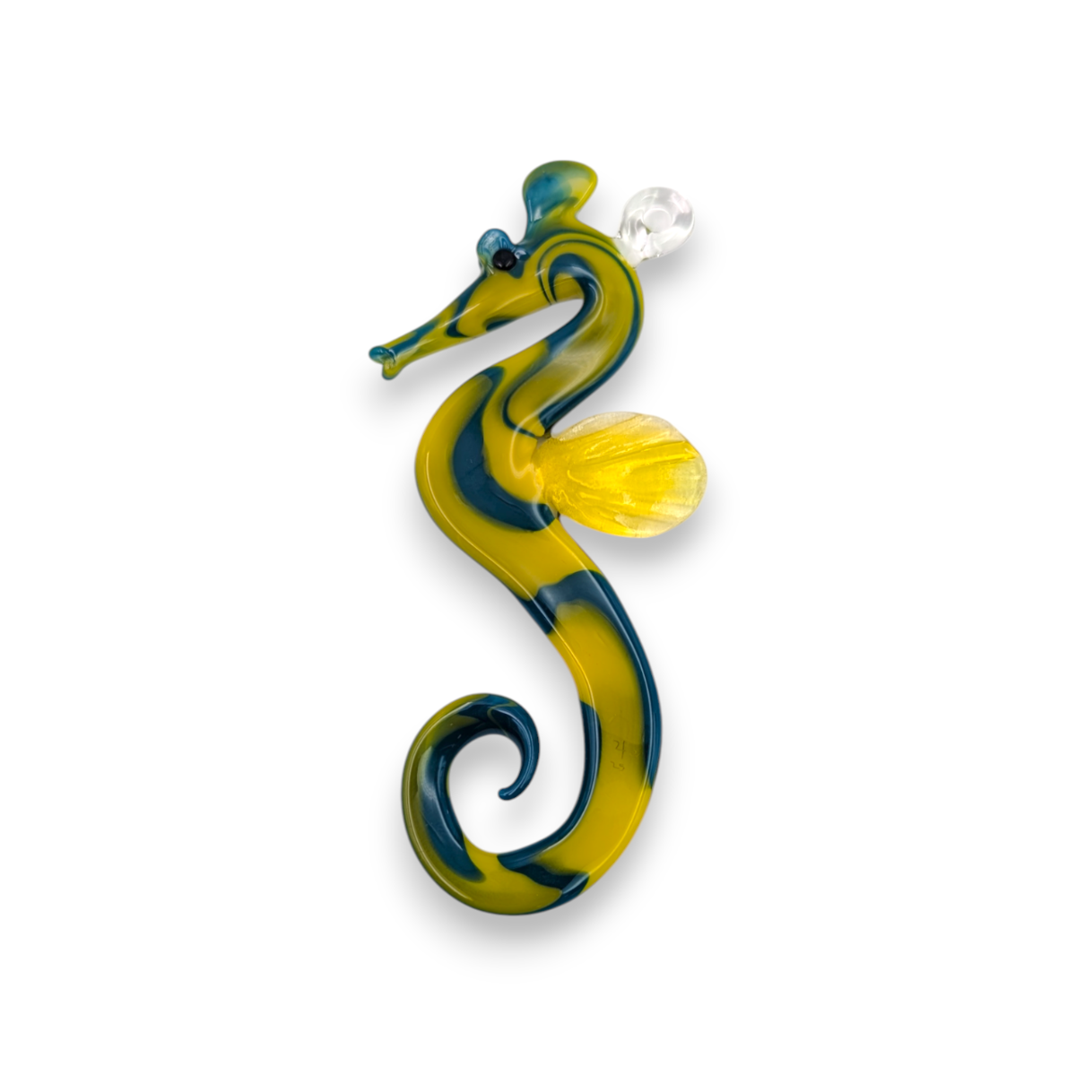 Seahorse Glass Ornament