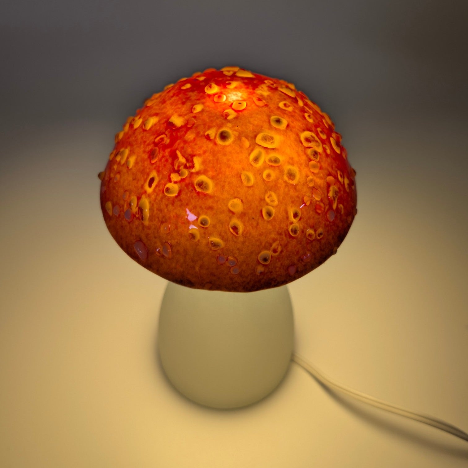 Amanita Mushroom Lamp