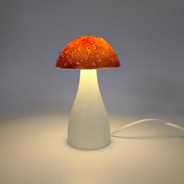 Amanita Mushroom Lamp