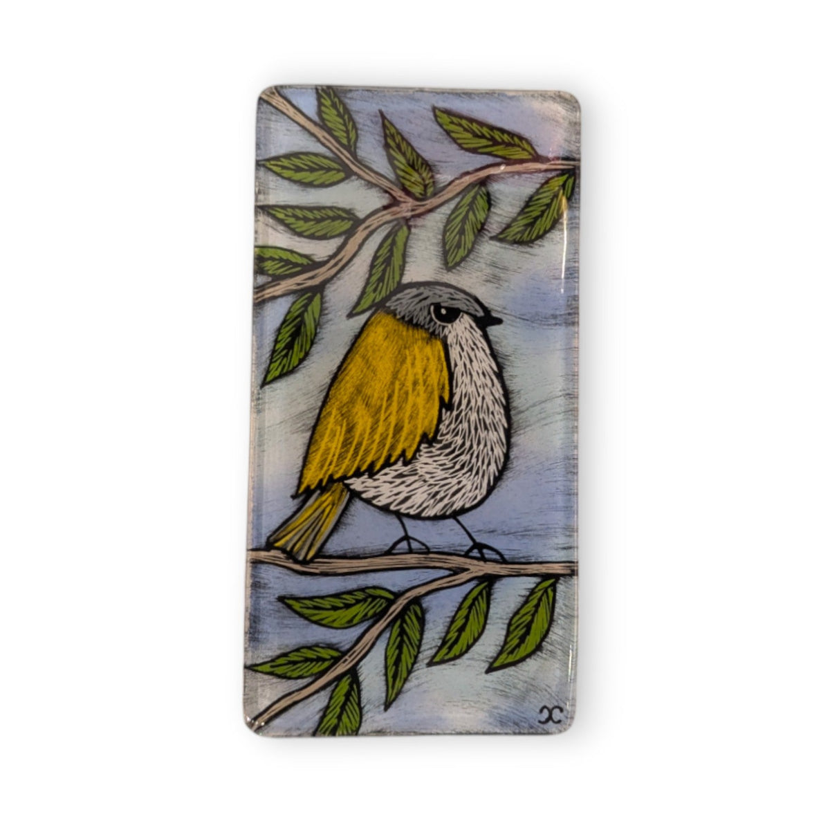 Silly Dog 3x6 Handpainted Tile