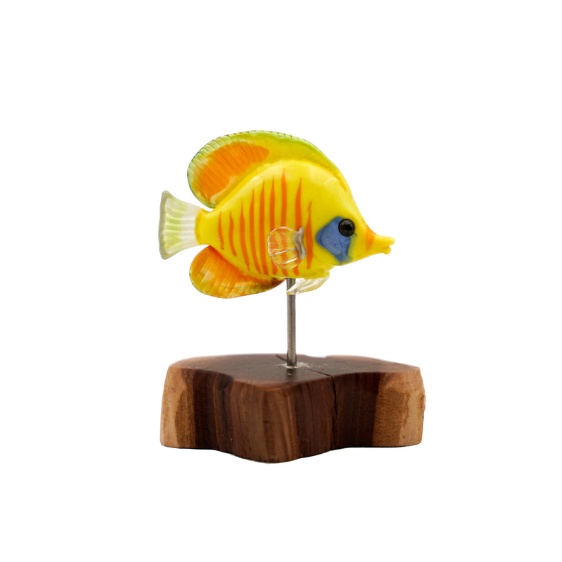 Blue-Cheeked Butterflyfish Sculpture