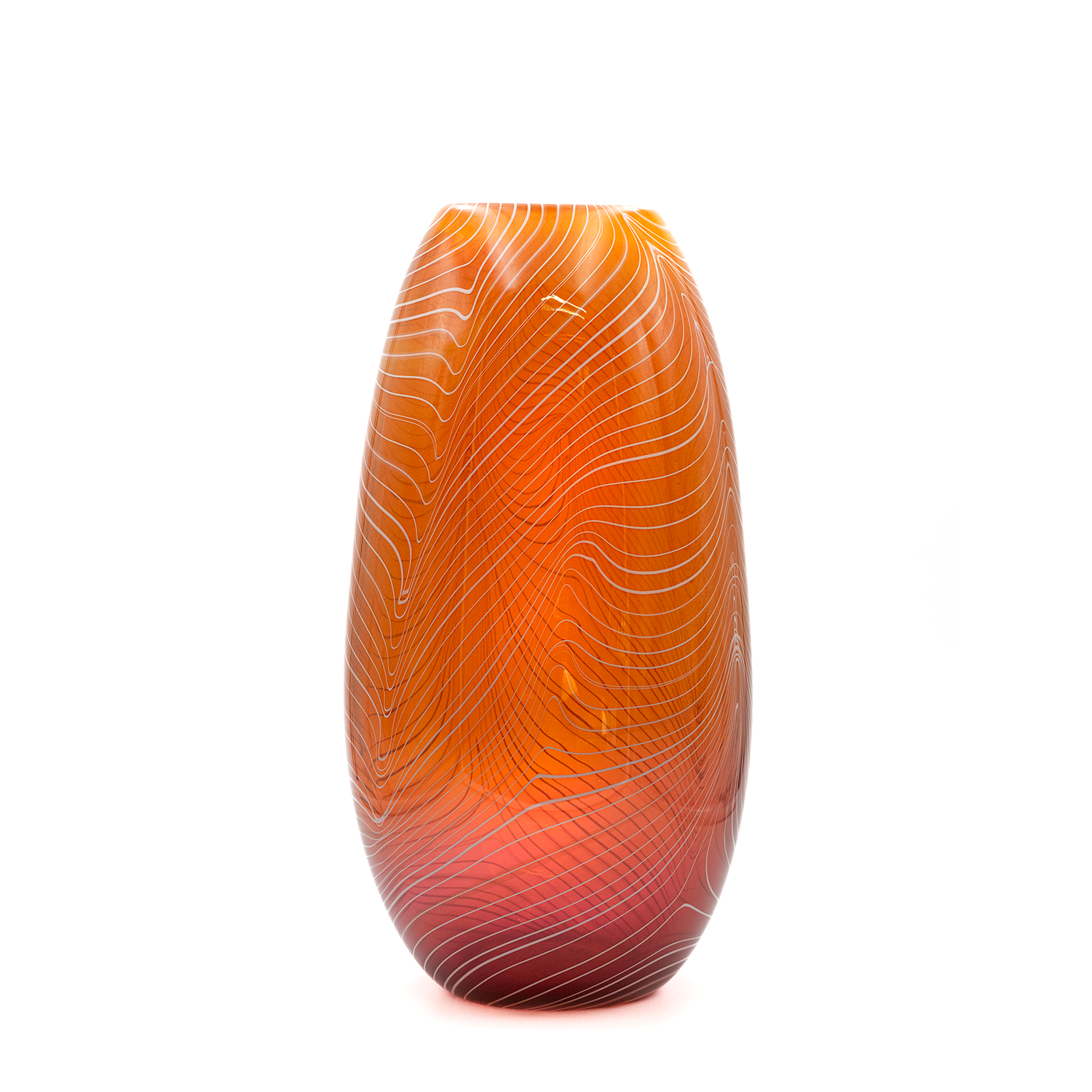 Orange Frequency Vase