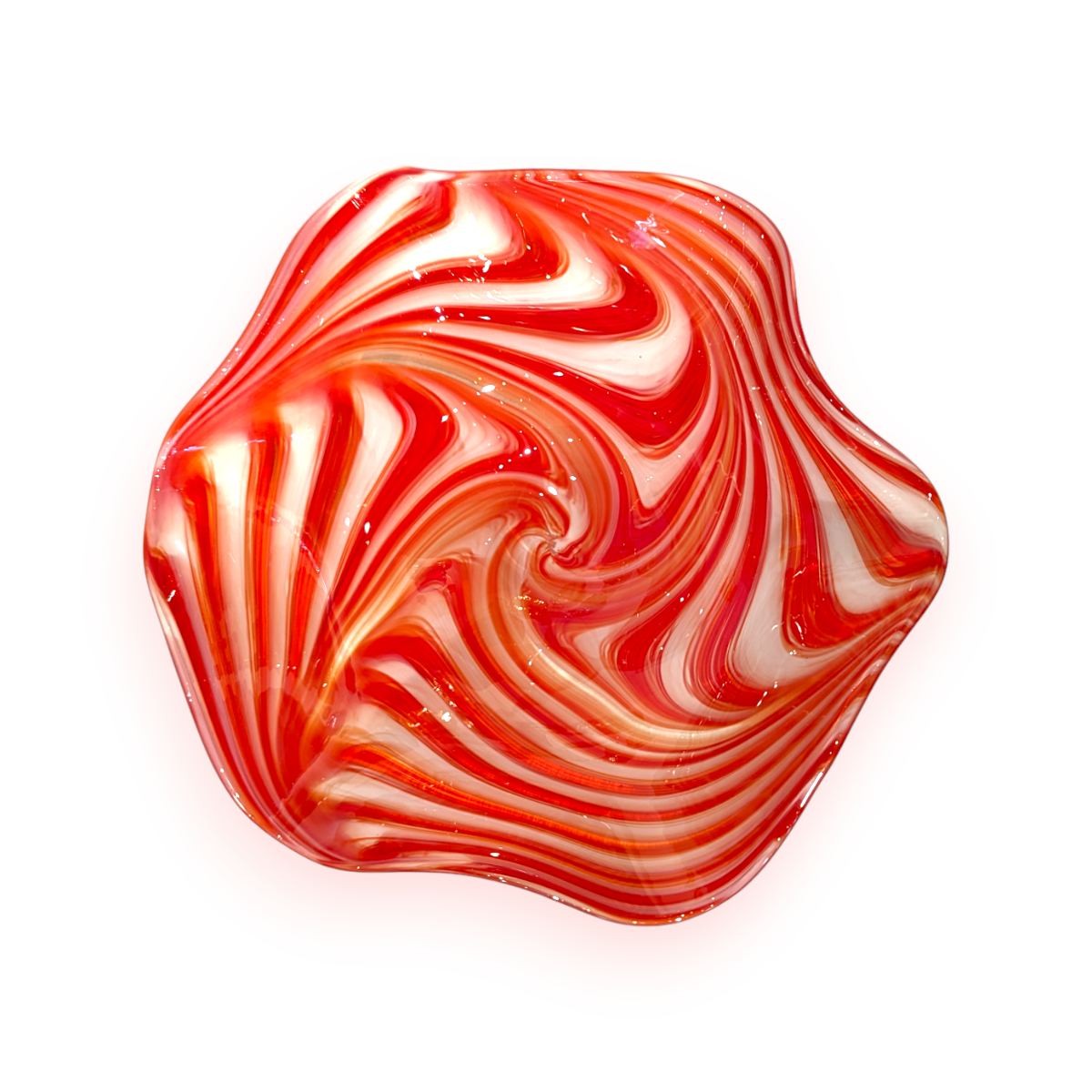 Fluted Peppermint Bowl