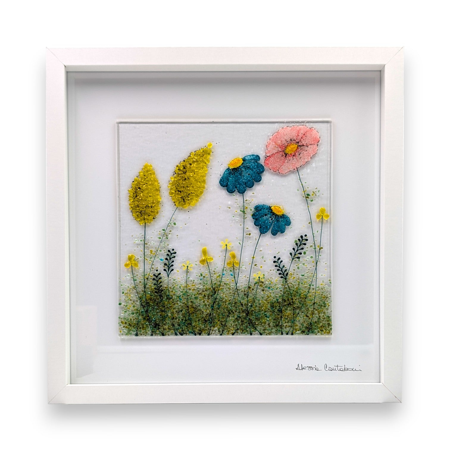 Framed Flowers Large