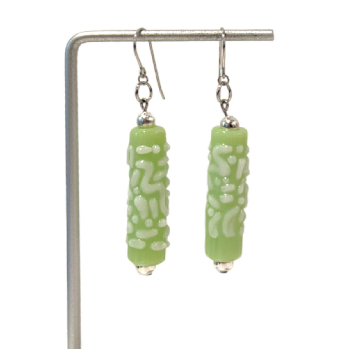 Cylinder Doodle Earrings