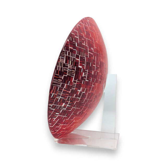 Red Color Shift Warm Bowl