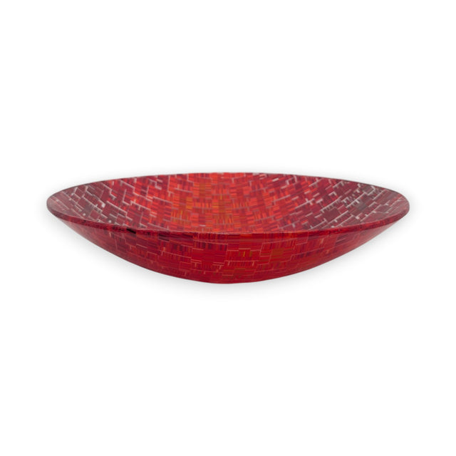 Red Color Shift Warm Bowl