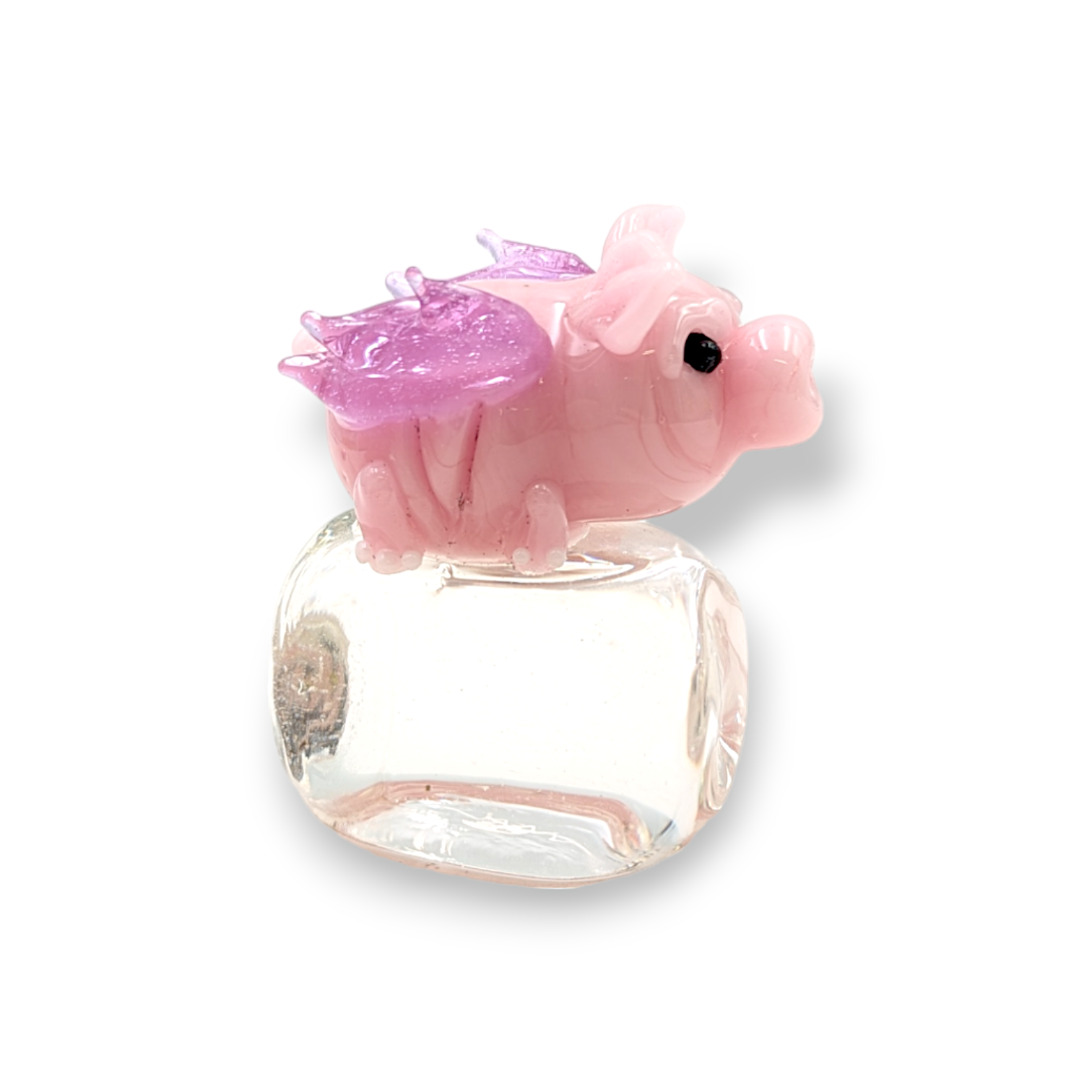 Flying Pig on Ice Sculpture