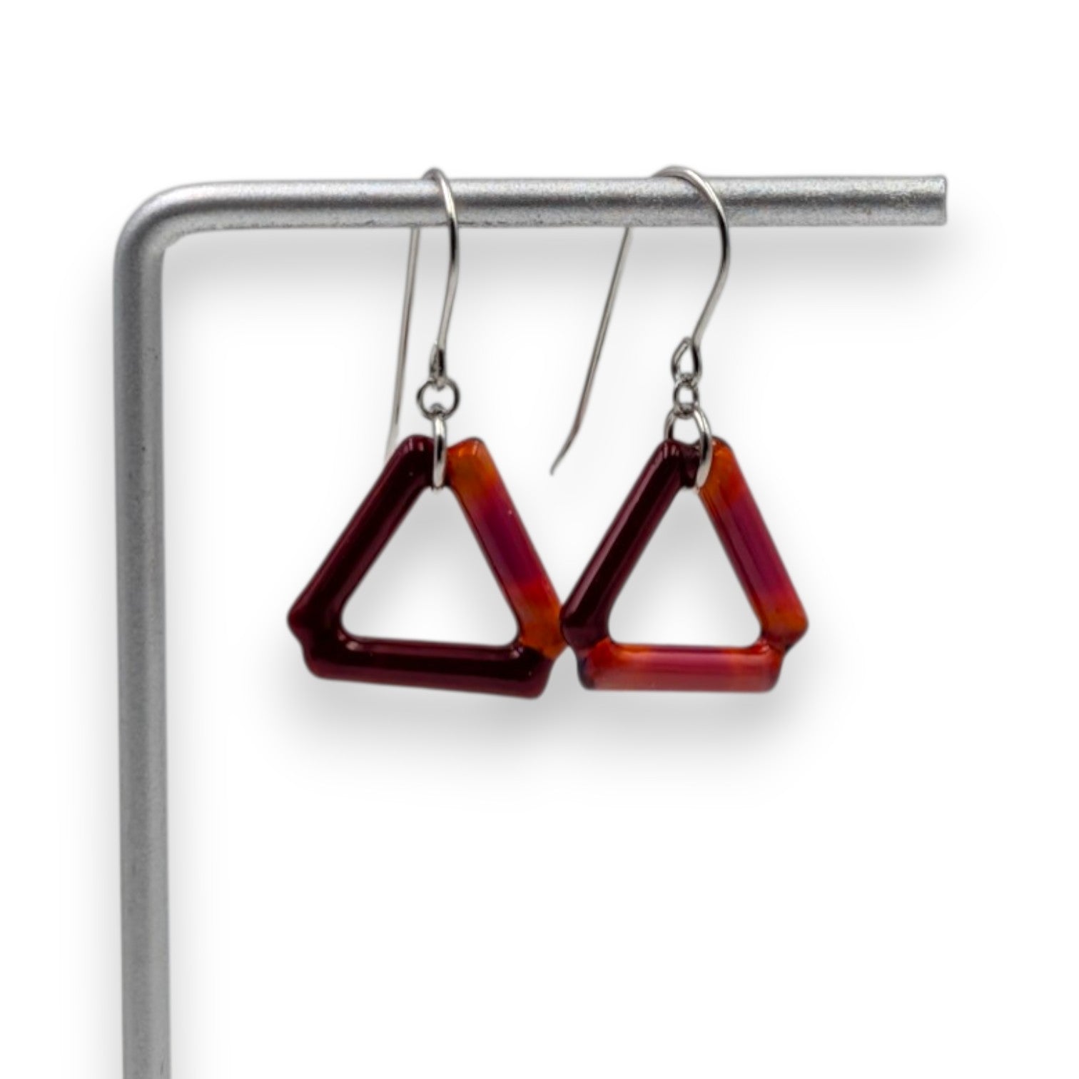 Small Triangle Earrings