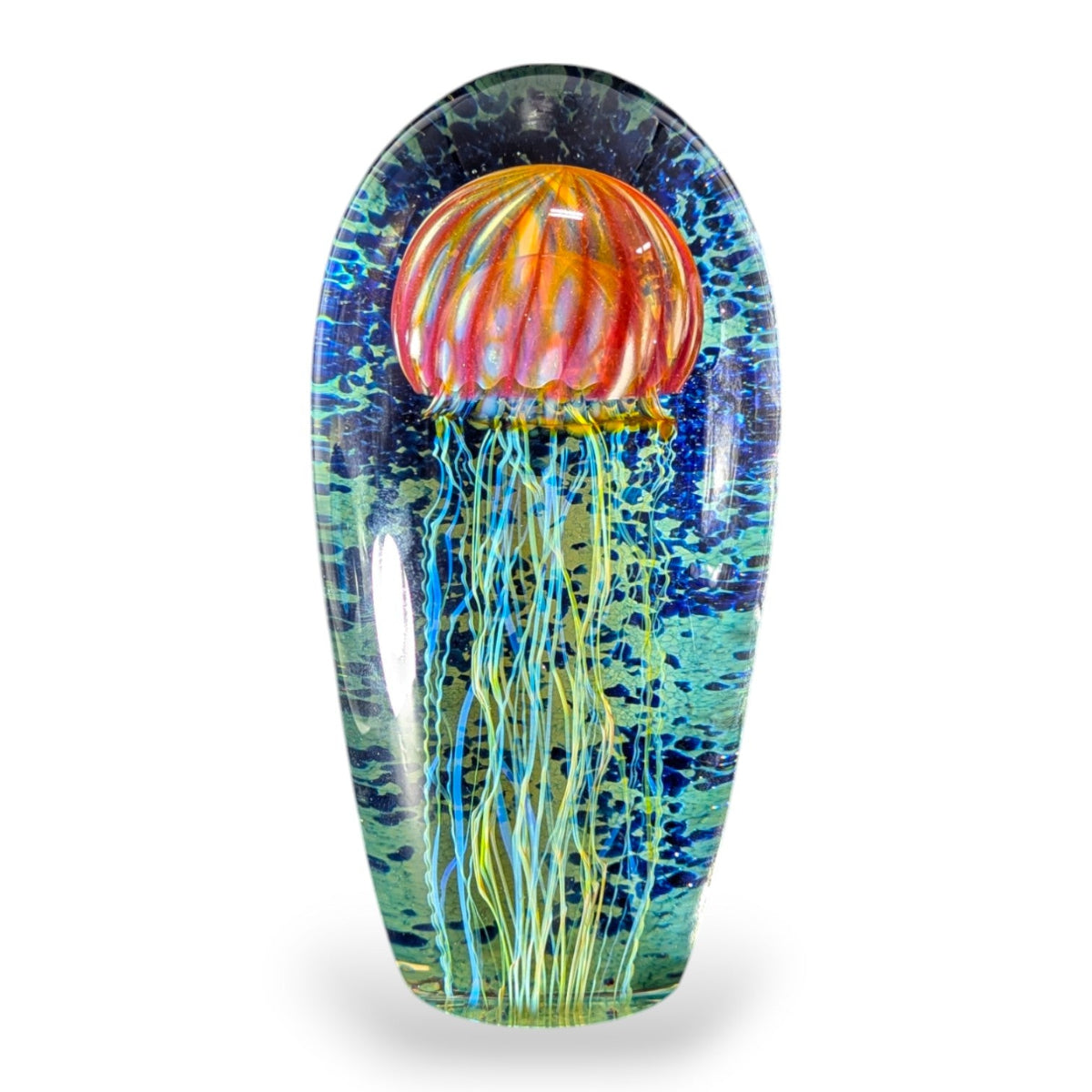 Gold Ruby Jellyfish Seascape