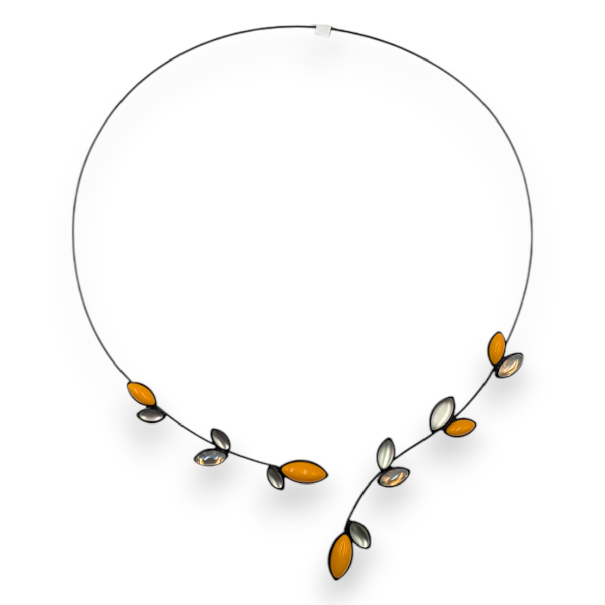 Falling Leaves Branch Necklace