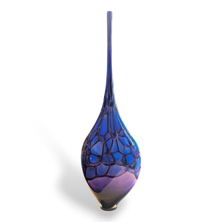Blue & Purple Murrine Bottle