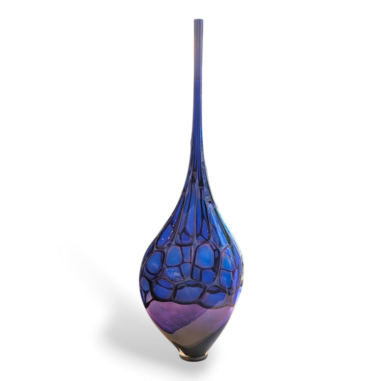 Blue & Purple Murrine Bottle