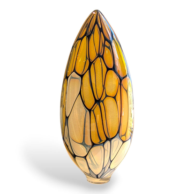 White & Gold Murrine Form