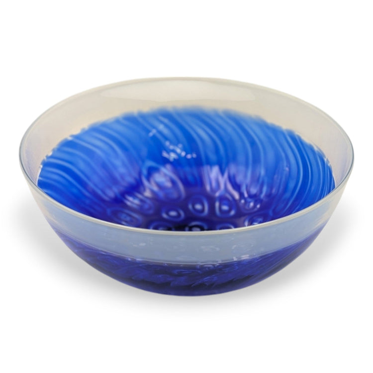 Cobalt Murrine Ripple Bowl