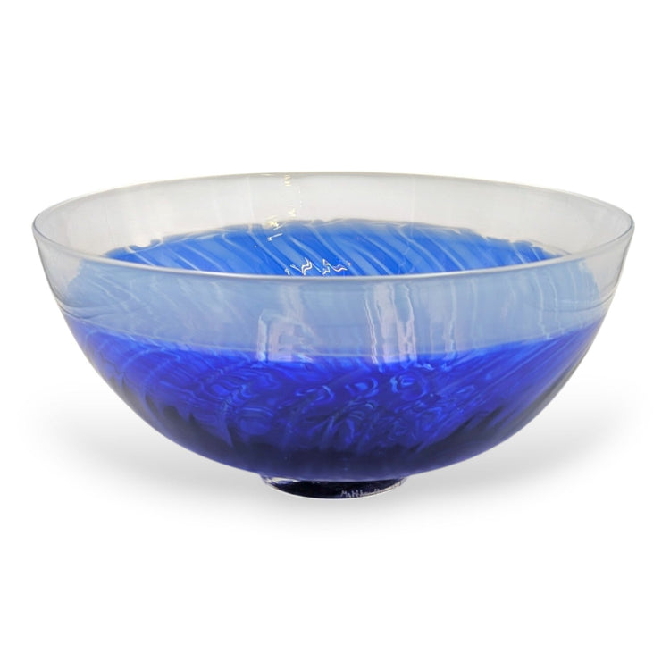 Cobalt Murrine Ripple Bowl