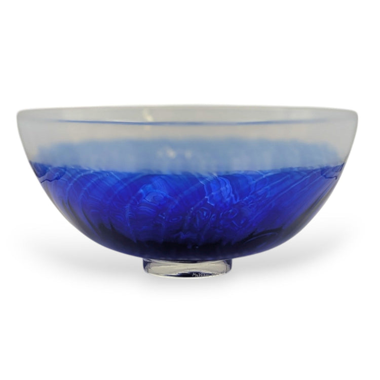 Cobalt Murrine Ripple Bowl
