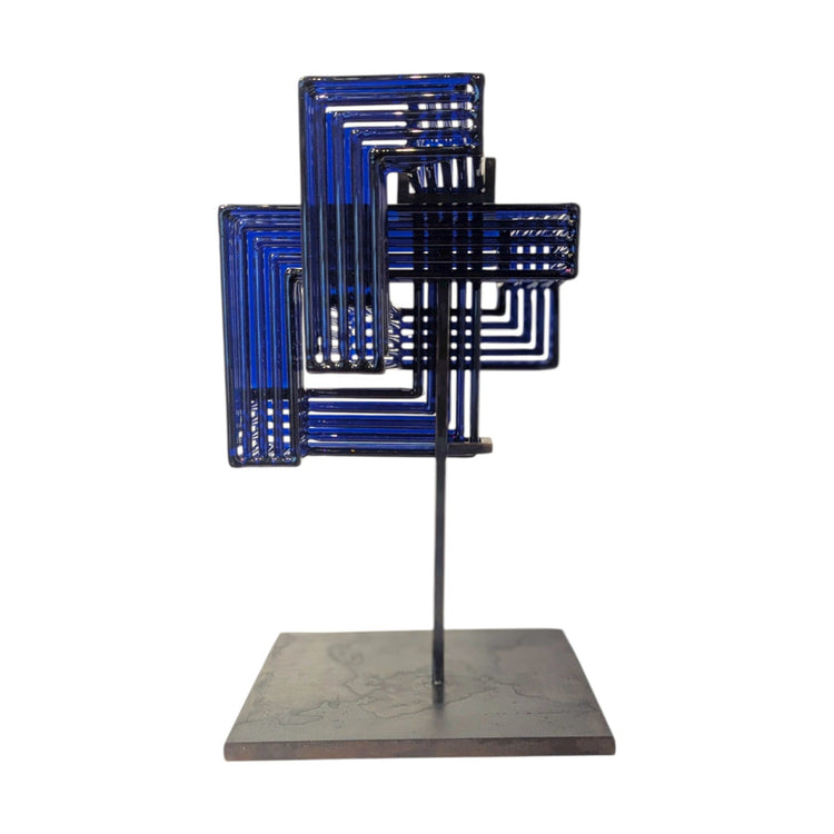 Cobalt Trefoil Knot