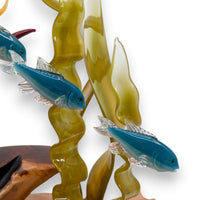 Marine Sculpture - Fan Coral with Kelp