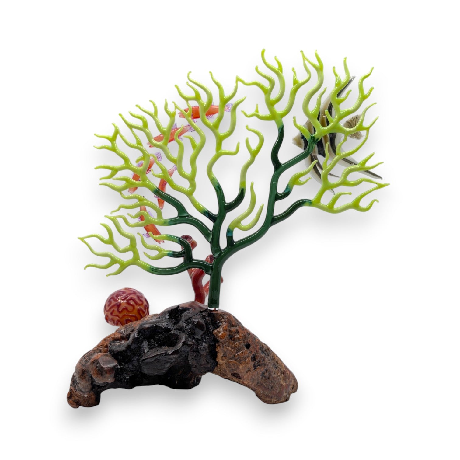 Marine Sculpture - Fan Coral and Angelfish