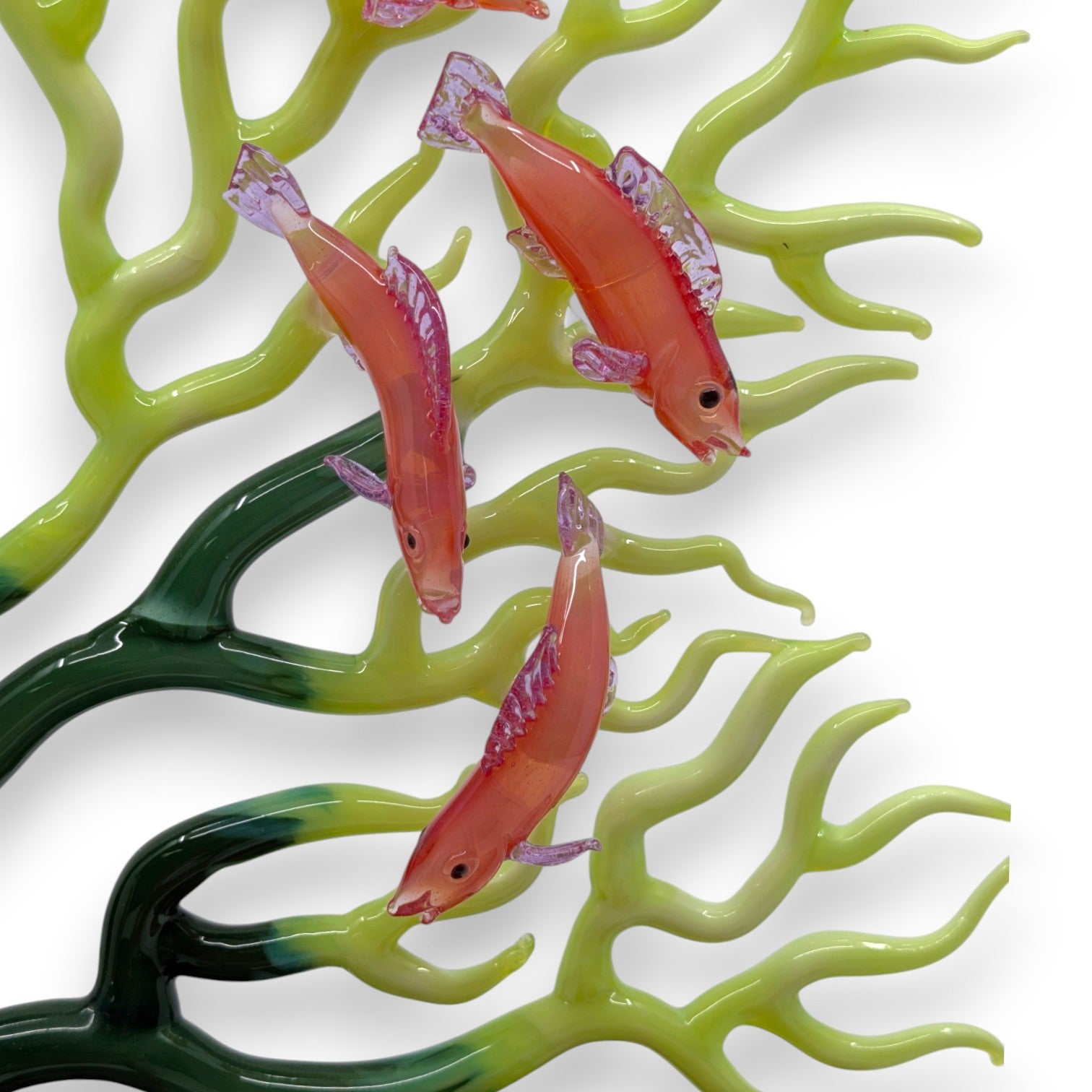 Marine Sculpture - Fan Coral and Angelfish