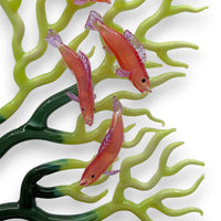 Marine Sculpture - Fan Coral and Angelfish