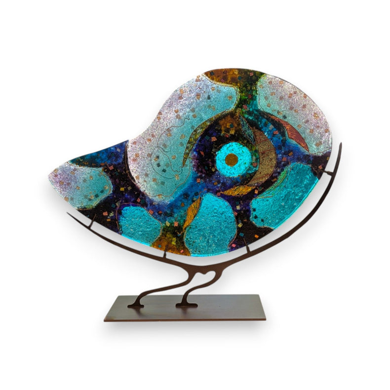 Sea Glass Rip Curl Sculpture