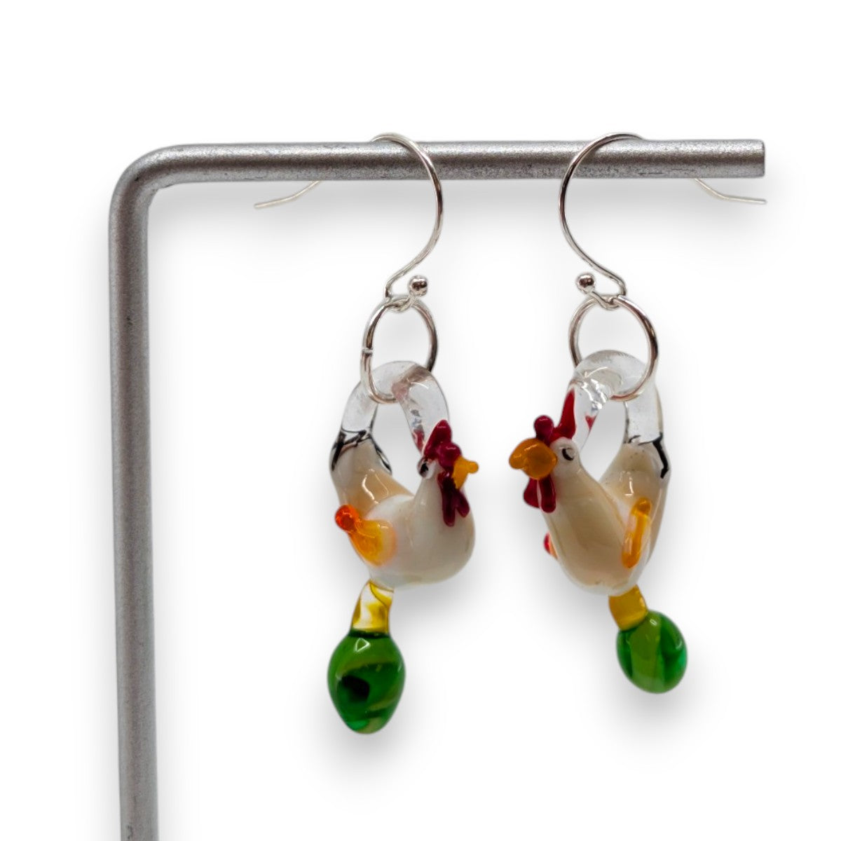 Chicken Earrings