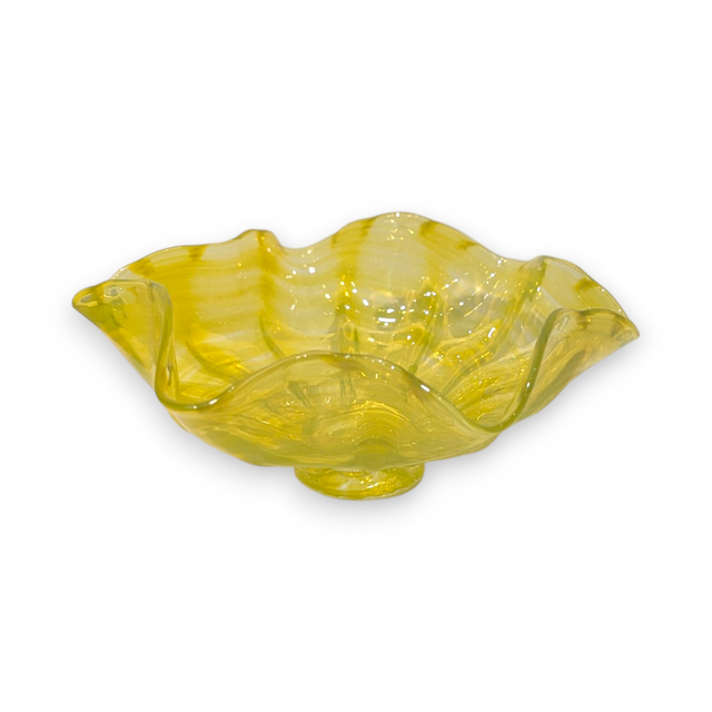 Small Multicolor Fluted Bowl